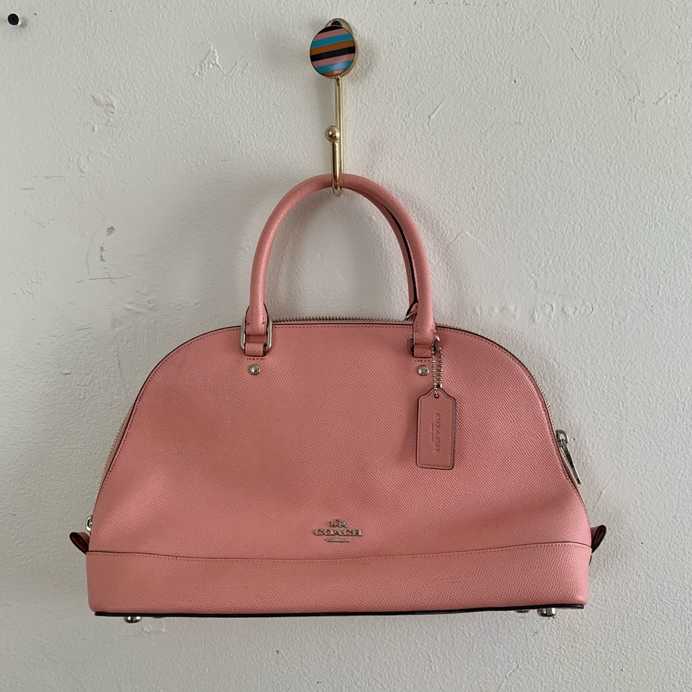 Pink Coach Shoulder Bag